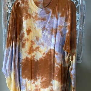 We The Free Multicolor Tie-Dye Long Sleeve Top